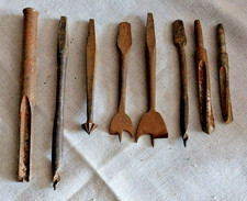 8 alte/antike Bohrer, Fräser