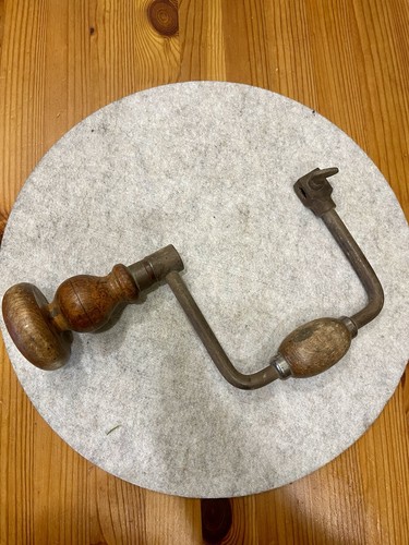 Antik handbohrer handleier - ,