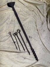 4x Uralte Handgeschmiedet