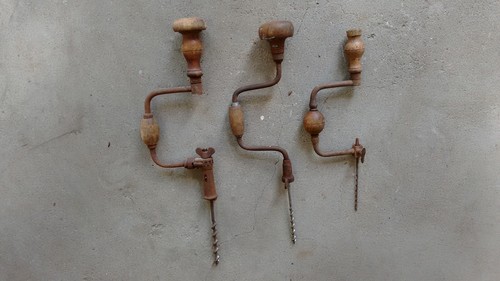 Antike holzbohrer - antike,